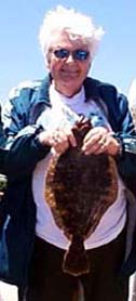 Flounder caught on the West side of Point Judith